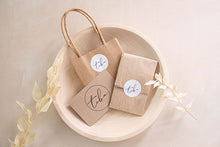 Load image into Gallery viewer, Aquamarine infinity hoop earrings