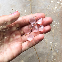 Load image into Gallery viewer, Briolette rose quartz necklace
