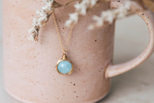 Load image into Gallery viewer, Aquamarine Eva Necklace