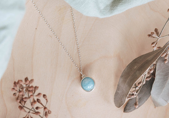 Aquamarine Eva Necklace