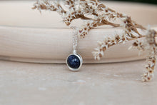 Load image into Gallery viewer, Blue Goldstone Eva Necklace ~ Gold Filled
