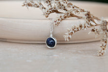 Load image into Gallery viewer, Blue Goldstone Eva Necklace ~ Gold Filled