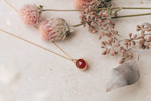 Load image into Gallery viewer, Carnelian Eva Necklace ~ Gold Filled
