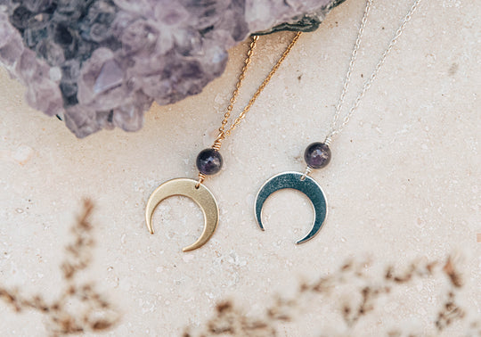 Luna Amethyst necklace