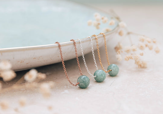 Sage Jade Solo necklace