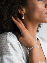 Load image into Gallery viewer, DECO ~ Sterling Silver and freshwater Pearl bracelet