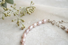 Load image into Gallery viewer, DECO ~ Sterling Silver and freshwater Pearl bracelet