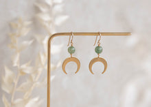 Load image into Gallery viewer, Jade Luna Earrings