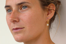 Load image into Gallery viewer, Orbit clear swarovski crystal earrings