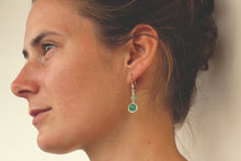 Load image into Gallery viewer, Emba Jade and Aventurine earrings
