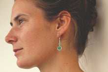Load image into Gallery viewer, Emba Jade and Aventurine earrings