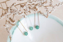 Load image into Gallery viewer, Solo green Jade necklace