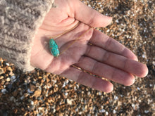 Load image into Gallery viewer, Aqua Murano Glass Ariel Necklace