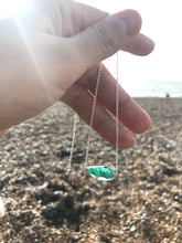 Load image into Gallery viewer, Aqua Murano Glass Ariel Necklace