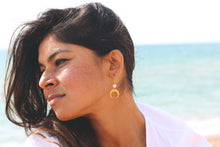 Load image into Gallery viewer, Lapis Lazuli Luna Earrings