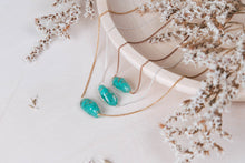 Load image into Gallery viewer, Aqua Murano Glass Ariel Necklace