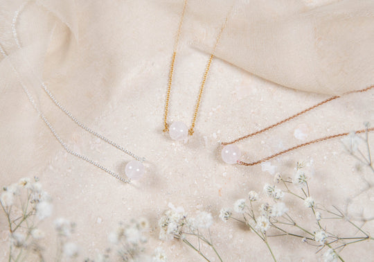 Rose Quartz Solo Necklace