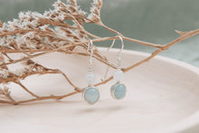 Load image into Gallery viewer, Aquamarine and Moonstone Emba Earrings