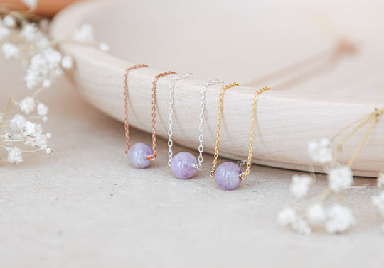 Lilac Jade Necklace