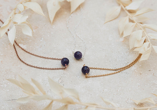 Solo Amethyst Necklace