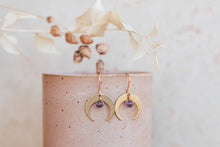 Load image into Gallery viewer, Juno Amethyst earrings

