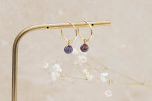 Load image into Gallery viewer, Solo Amethyst Earrings
