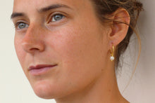 Load image into Gallery viewer, Orbit clear swarovski crystal earrings
