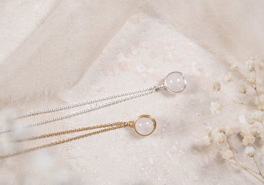 Rose Quartz Eva Necklace