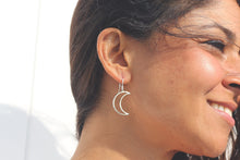 Load image into Gallery viewer, Gold Artemis Moon Earrings
