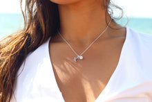 Load image into Gallery viewer, Ayten Pearl Moon Necklace
