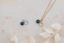 Load image into Gallery viewer, Stella dainty star lapis lazuli necklace
